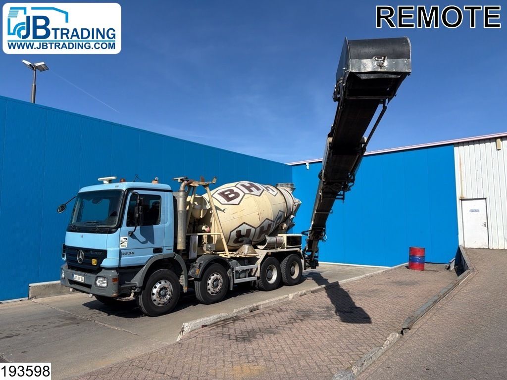 Mercedes Actros 3236 8x4, Euro 4, 8m³, Steel springs, Remote