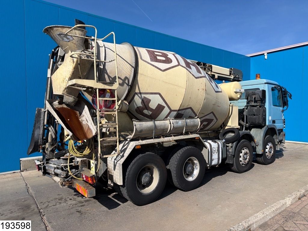 Mercedes Actros 3236 8x4, Euro 4, 8m³, Steel springs, Remote