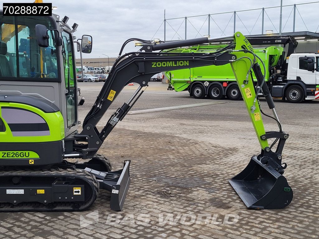 Zoomlion ZE26 GU FACTORY WARRANTY – CE CERTIFIED - KUBOTA ENGINE