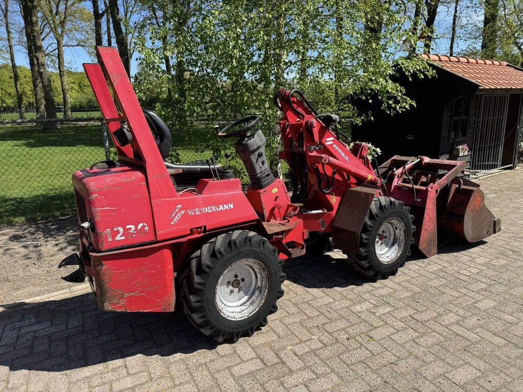 Weidemann 1230 shovel mestklem vorken grondbak