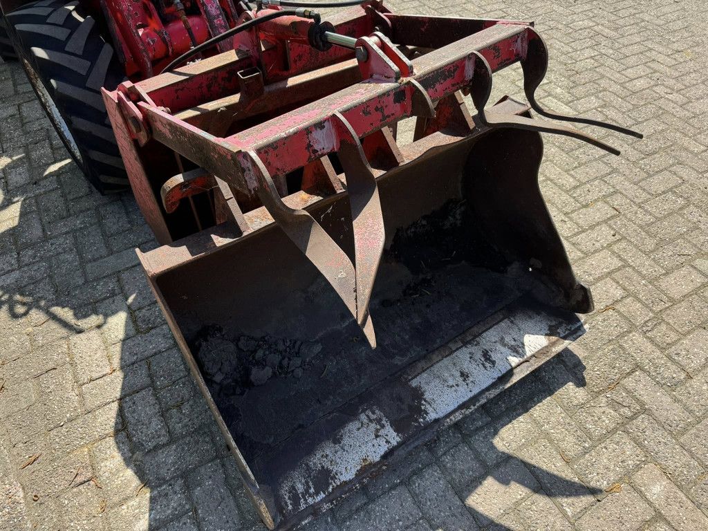 Weidemann 1230 shovel mestklem vorken grondbak