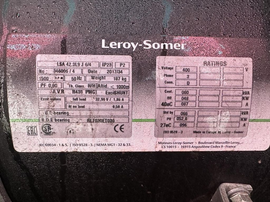 Stroom aggregaat QAS60 - Gebruikt