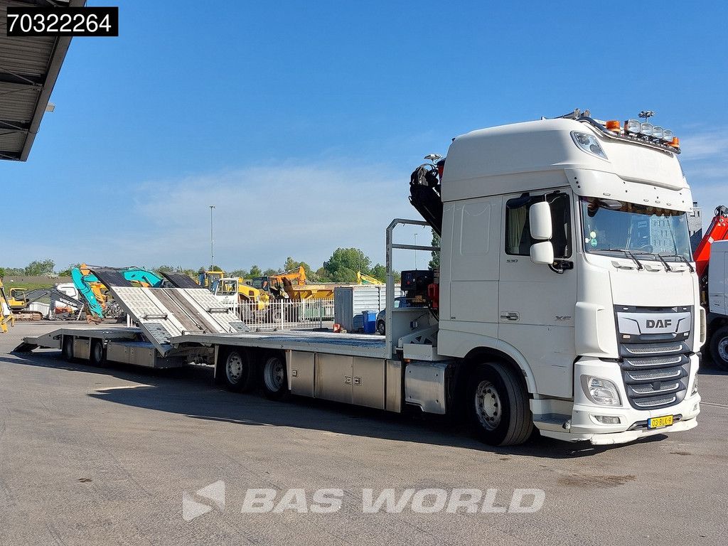 DAF XF XF 530 6X2 NL-Combi HMF 1120 K-RC Kran Crane Transporter Lift-Axle ACC Euro 6