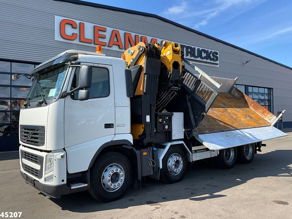 Volvo FH 500 8x4 Effer 65 Tonmeter laadkraan + Fly-Jib