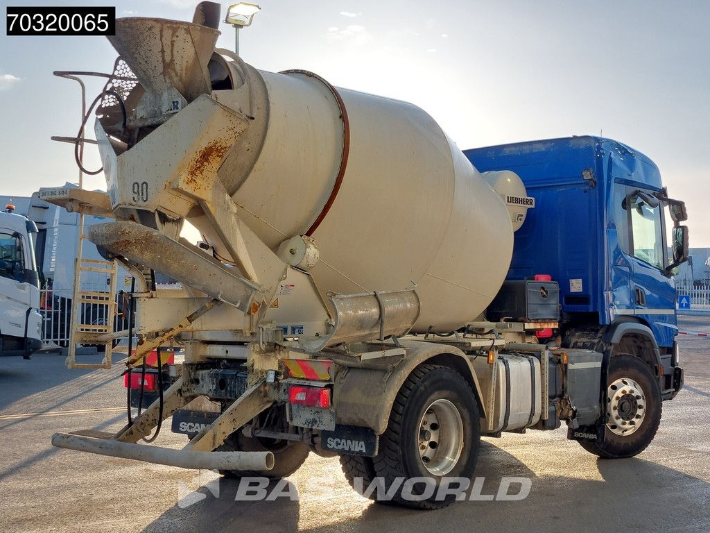 Scania P360 4X2 5m3 Liebherr mixer Steel suspension Retarder Automatic Euro 6