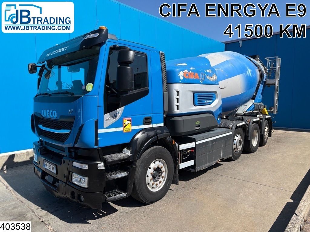 Iveco Stralis 400 CNG 8x2, EURO 6, CIFA 9m3, CNG