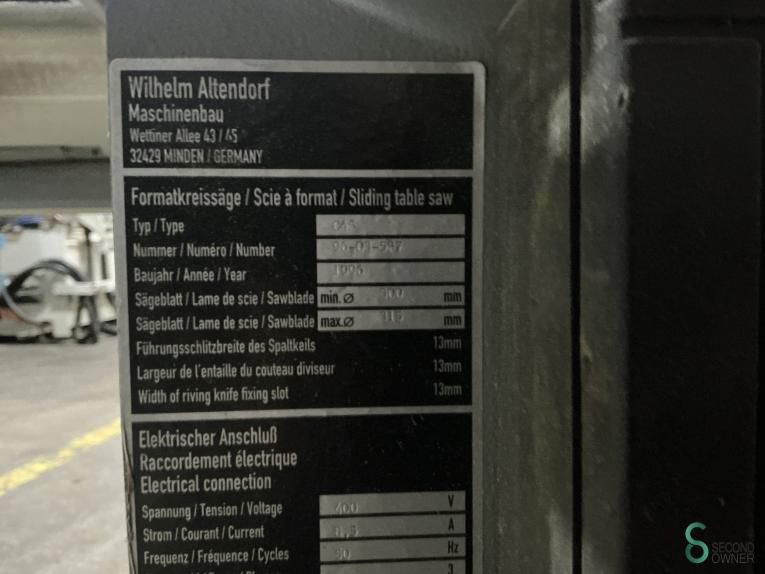 Formatkreissägen Altendorf C45 COMPACT 1996