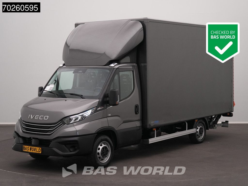 Iveco Daily 35S21 BPM VRIJ! 3.0L Laadklep Automaat Zijdeur 210PK Bakwagen ACC LED Airco 3,5t Trekgewicht D'Hollandia CarPlay Euro6 Meubelbak Koffer Klima