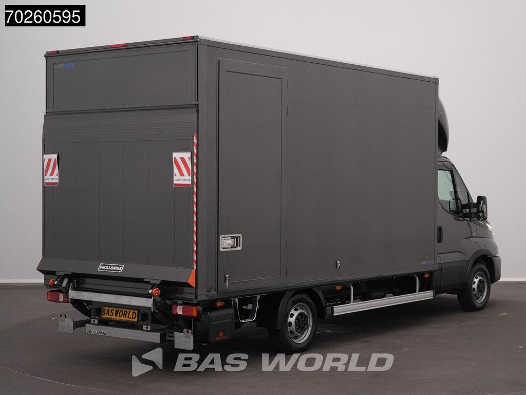 Iveco Daily 35S21 BPM VRIJ! 3.0L Laadklep Automaat Zijdeur 210PK Bakwagen ACC LED Airco 3,5t Trekgewicht D'Hollandia CarPlay Euro6 Meubelbak Koffer Klima