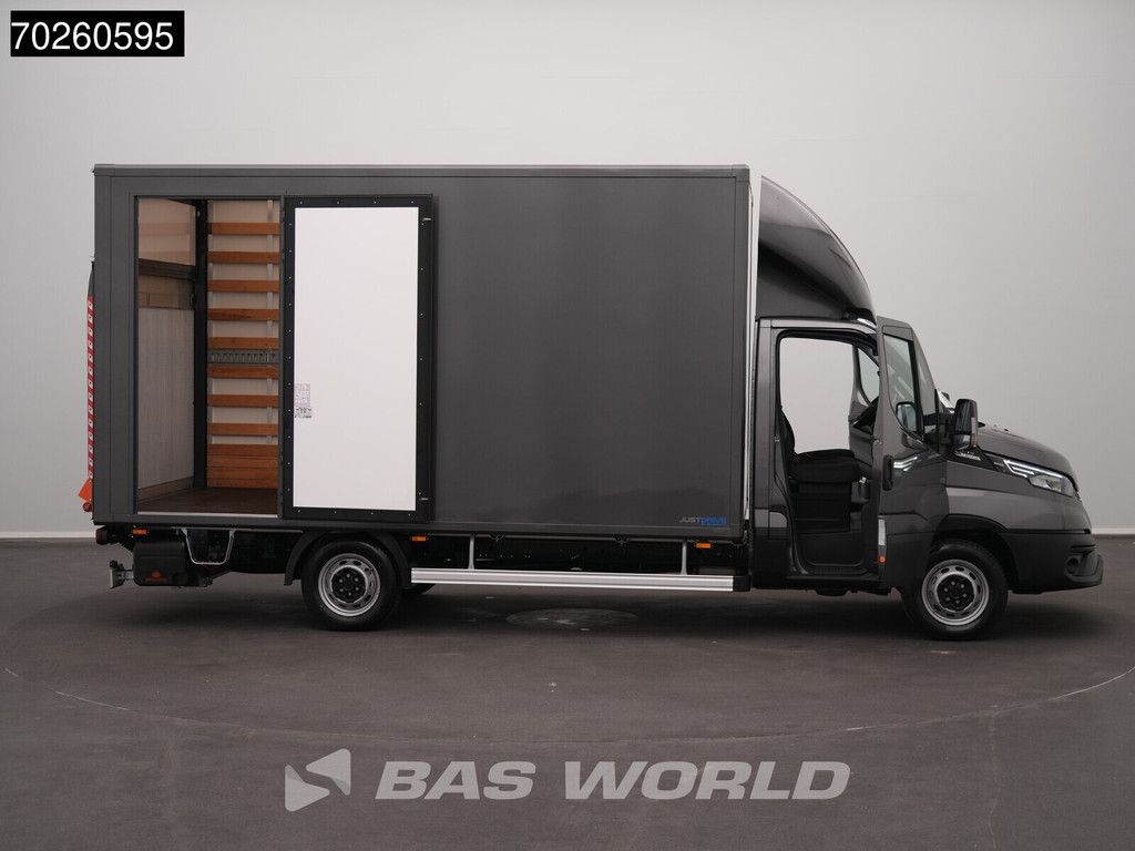 Iveco Daily 35S21 BPM VRIJ! 3.0L Laadklep Automaat Zijdeur 210PK Bakwagen ACC LED Airco 3,5t Trekgewicht D'Hollandia CarPlay Euro6 Meubelbak Koffer Klima