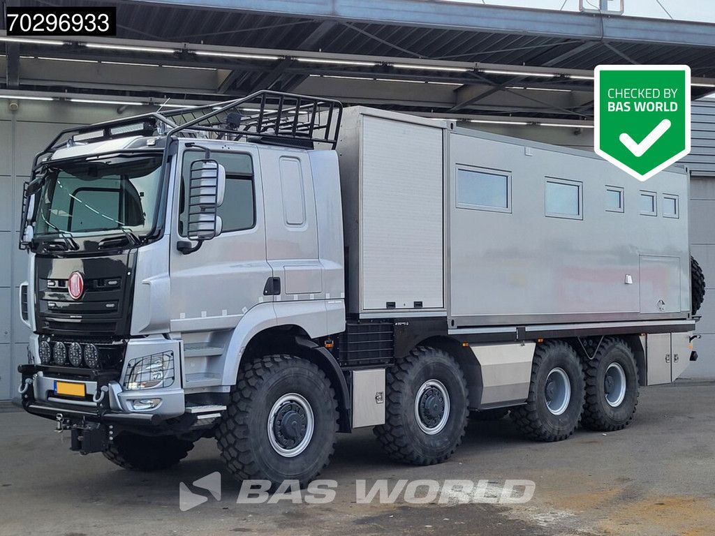 TATRA T158 8X8 NL-Truck 8x8 Off-Grid Camper Hydraulic Winch Generator Retarder Airco Euro 6
