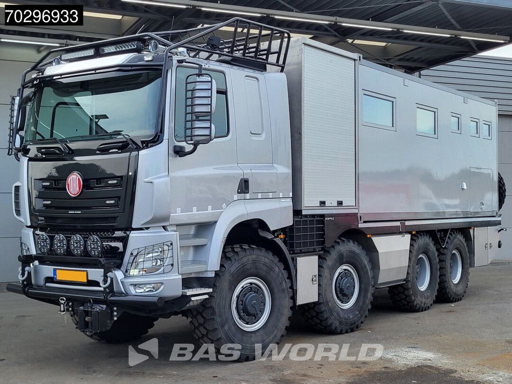 TATRA T158 8X8 NL-Truck 8x8 Off-Grid Camper Hydraulic Winch Generator Retarder Airco Euro 6