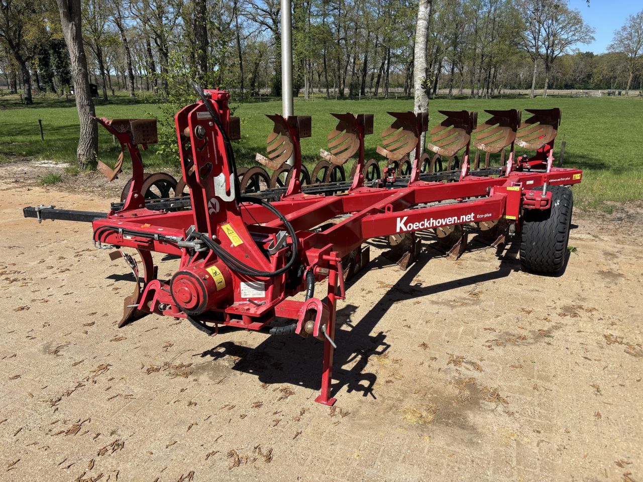 Ovlac ecoploeg 8 schaar zeer nette staat