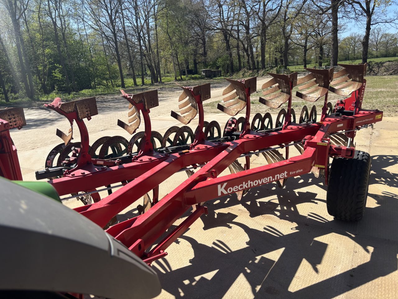 Ovlac ecoploeg 8 schaar zeer nette staat