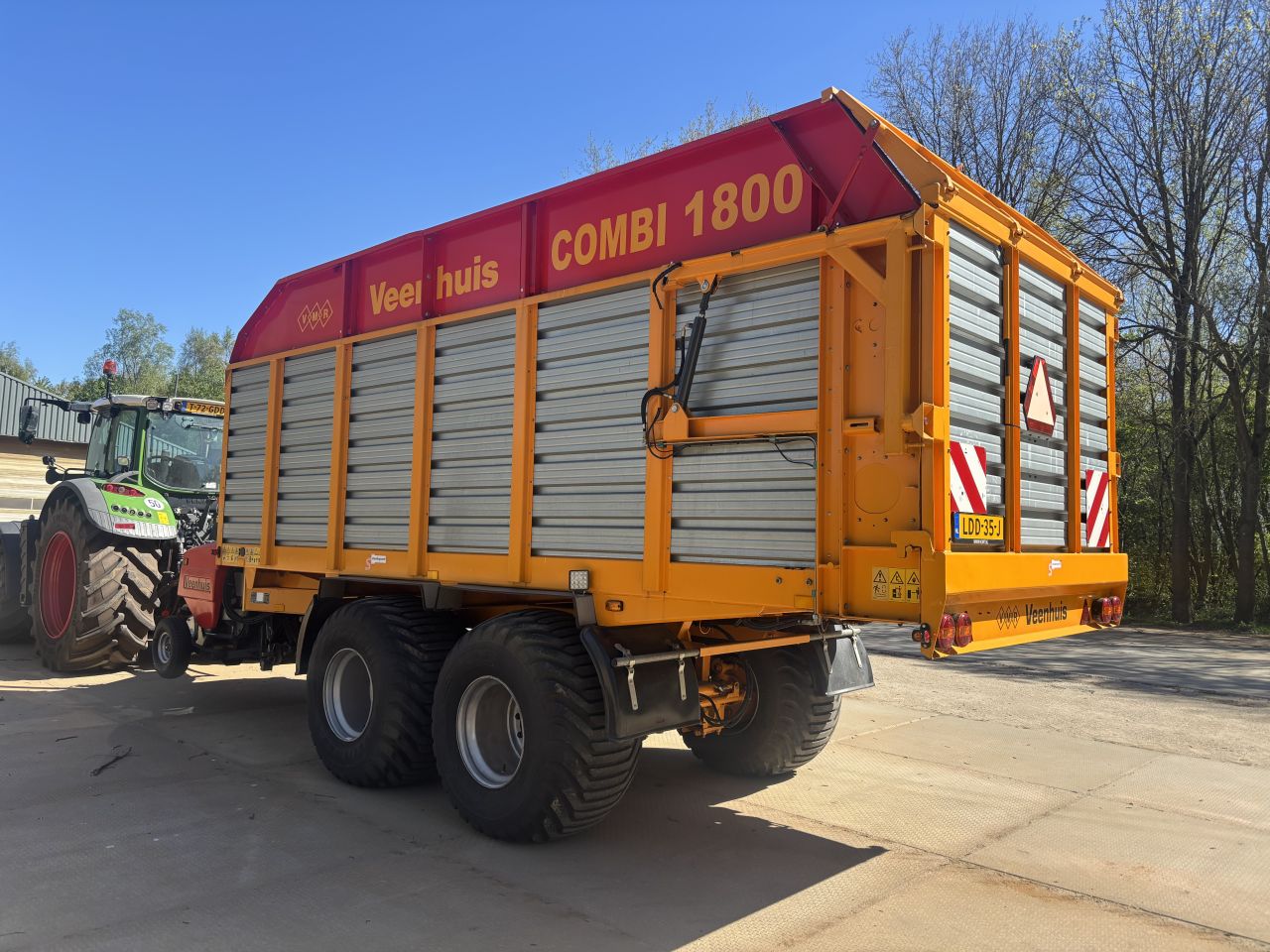 Veenhuis Combi 1800 opraapwagen ladewagen