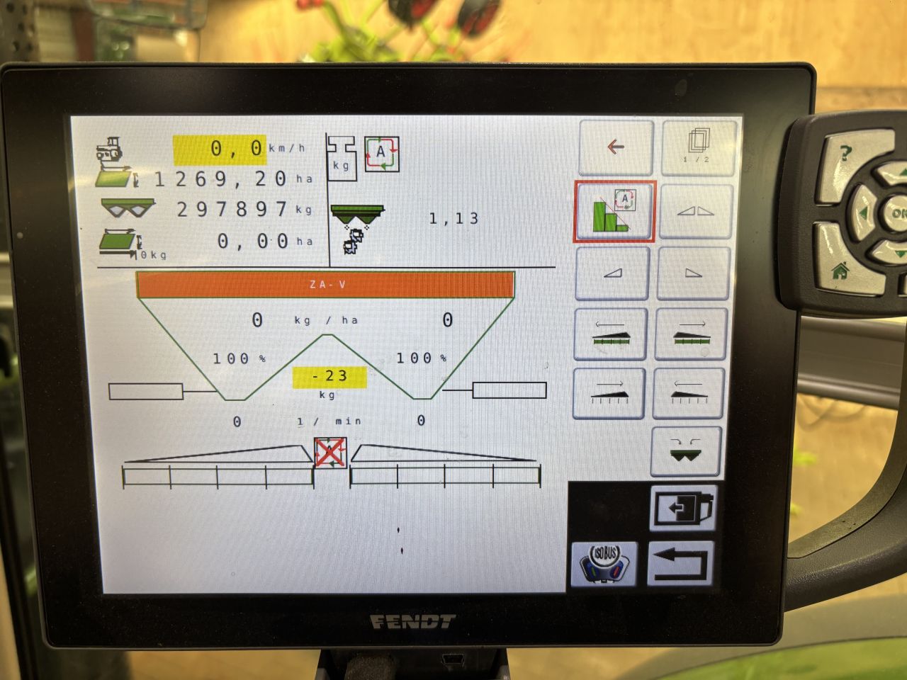 Bijzondere Amazone ZA-V 2000 kunstmeststrooier !