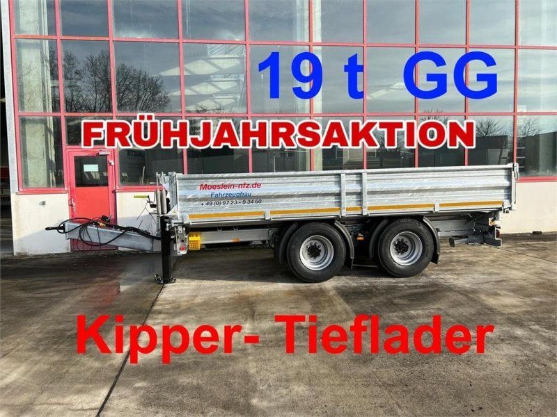 Möslein TTD 19 B 19 t Tandemkipper- Tieflader, Breitberei