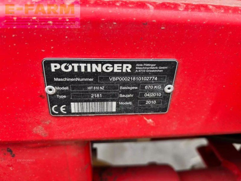 Pöttinger hit 610 nz