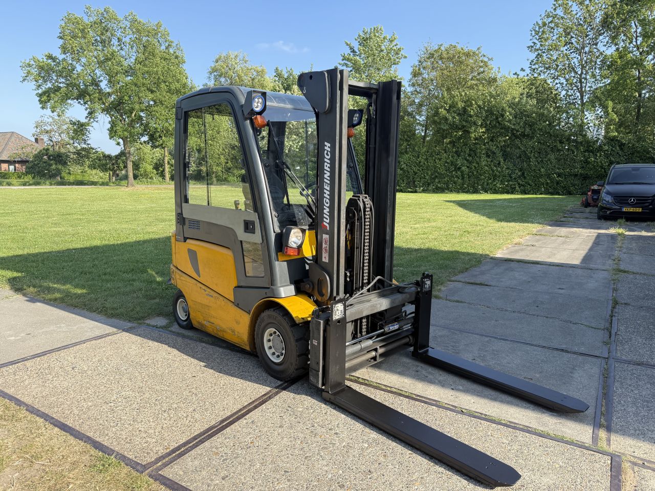 Jungheinrich 2500KG Sideshift vorkversteller uitschuifvorken