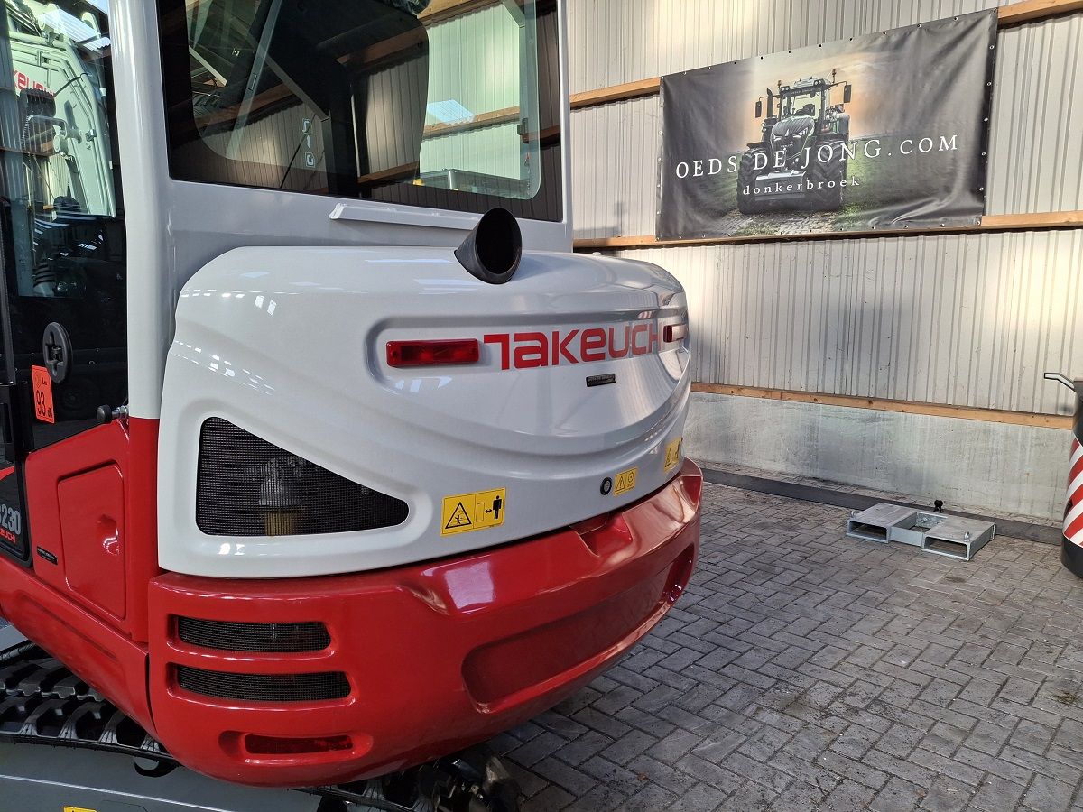 Takeuchi TB230, minigraver, minikraan, BJ2026, Nieuw!