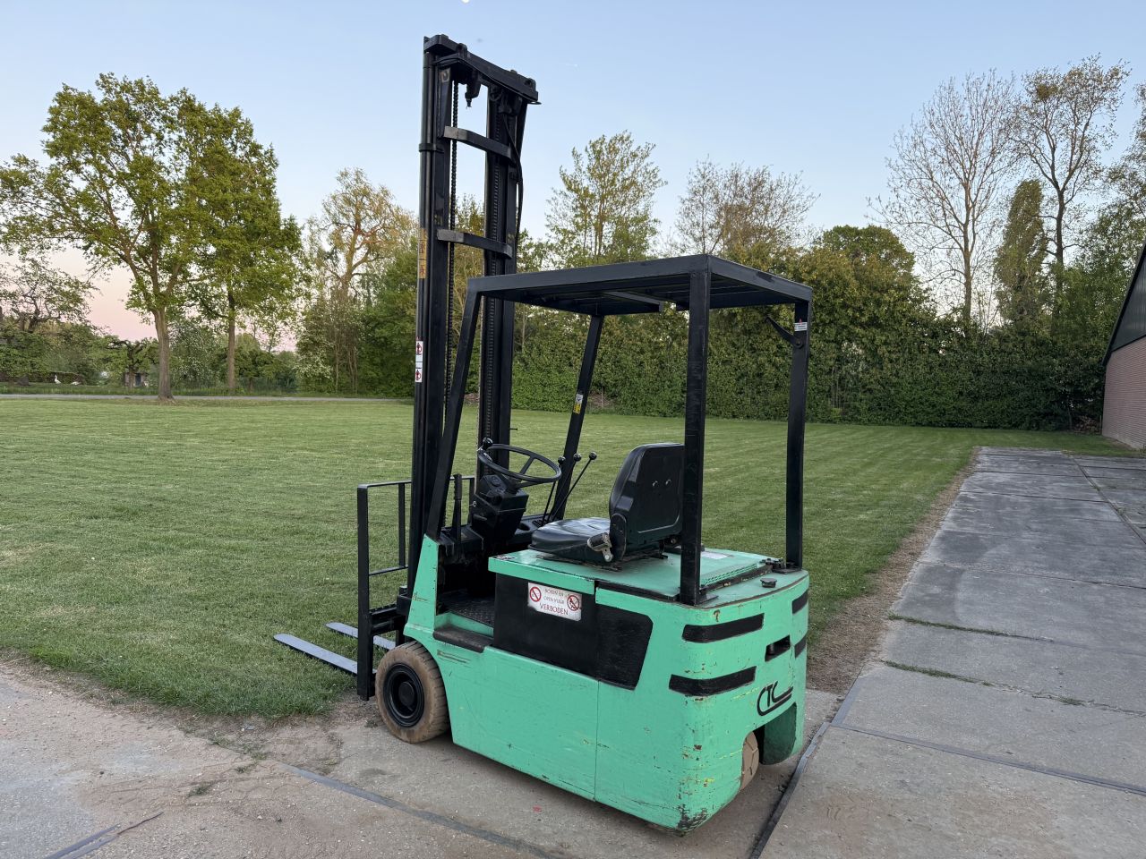 CTC 1.5 tonner elektrische heftruck 5 meter mast!