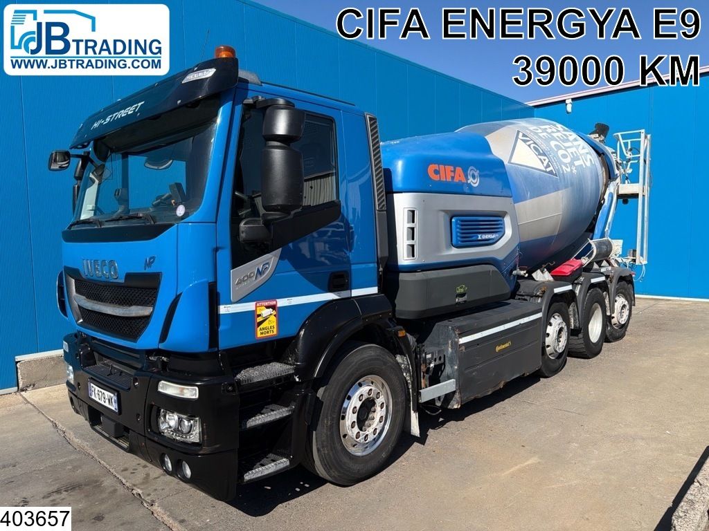 Iveco Stralis 400 CNG 8x2, EURO 6, CIFA 9m3, CNG