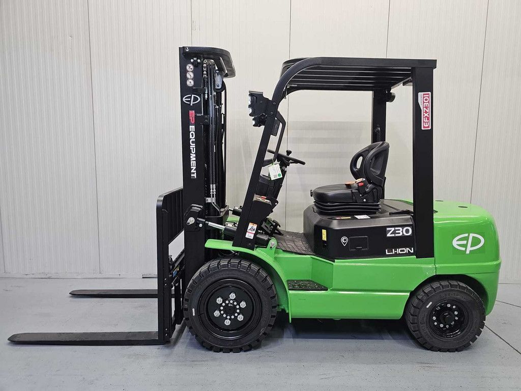 EP Triplex - Freelift- Sideshift - Li-Ion EFXZ-301 hefhoogte 4,8 meter