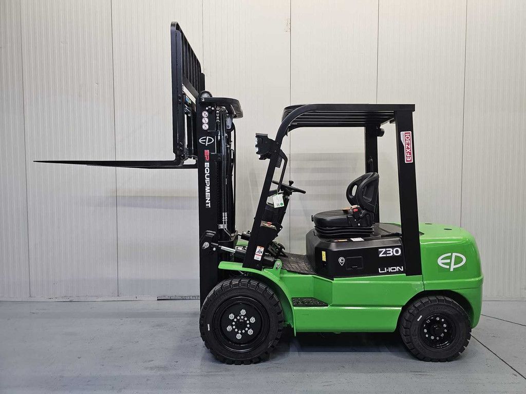 EP Triplex - Freelift- Sideshift - Li-Ion EFXZ-301 hefhoogte 4,8 meter