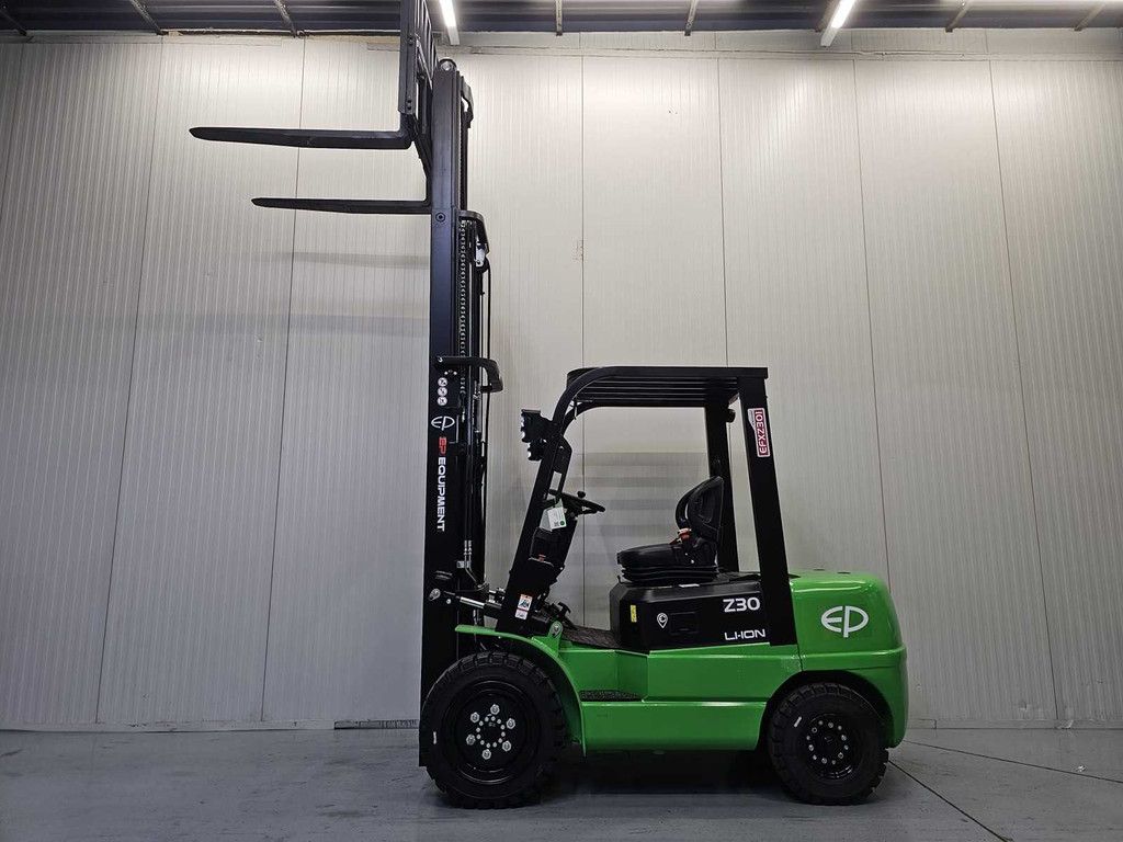 EP Triplex - Freelift- Sideshift - Li-Ion EFXZ-301 hefhoogte 4,8 meter