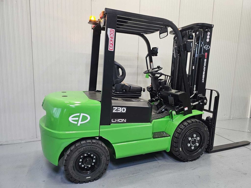 EP Triplex - Freelift- Sideshift - Li-Ion EFXZ-301 hefhoogte 4,8 meter