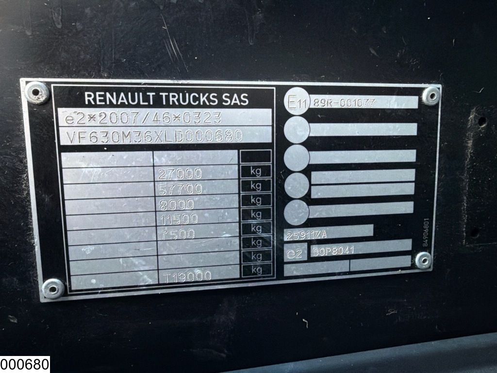 Renault C 440 6x2, EURO 6, Palfinger, Remote