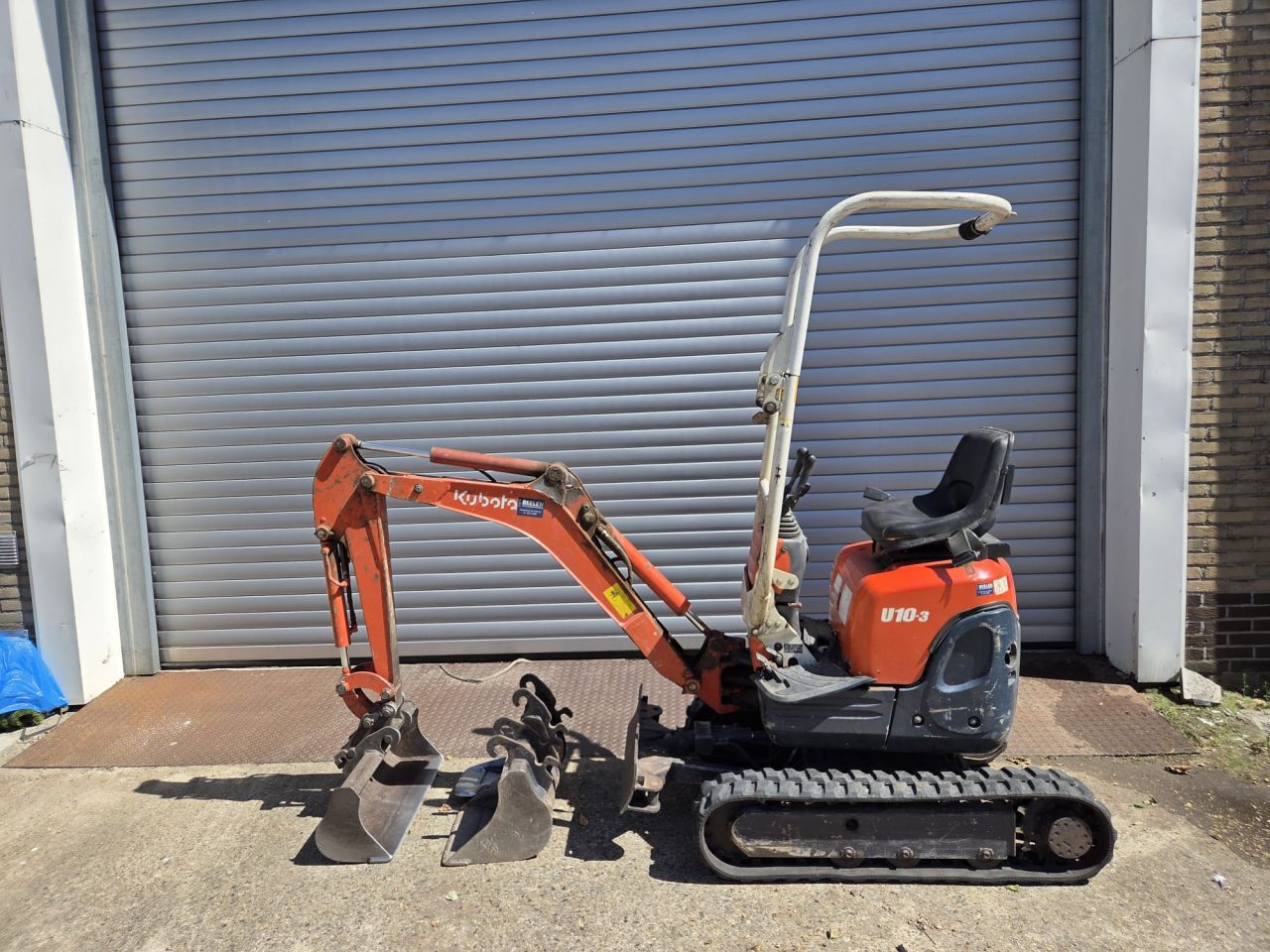 Kubota U10-3 , jaar: 2010 , uren: 2542 , minigraver te koop
