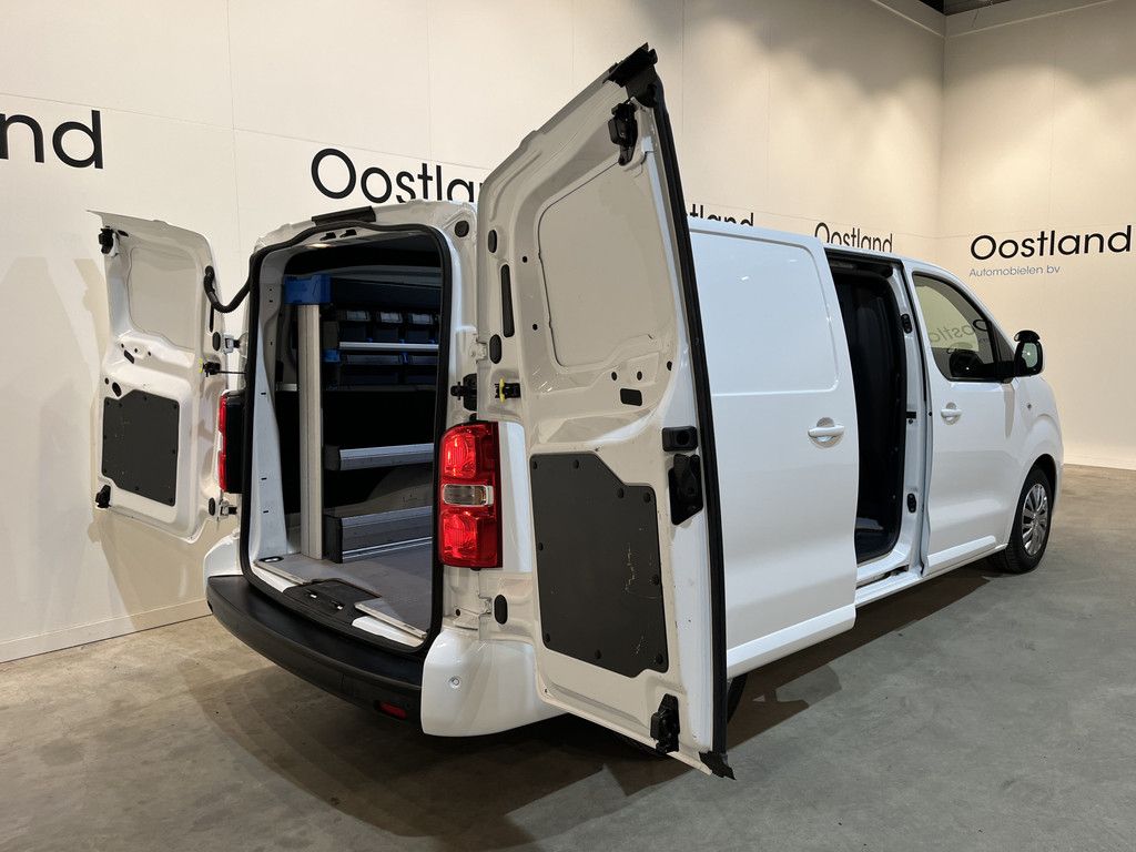 Peugeot Expert 2.0 BlueHDI 120 Long Premium 123 PK Automaat / Servicebus / Sortimo Inrichting / Euro 6 / Schuifdeur L + R / Airco / Cruise Control / Camera / CarPlay / 3-Zits