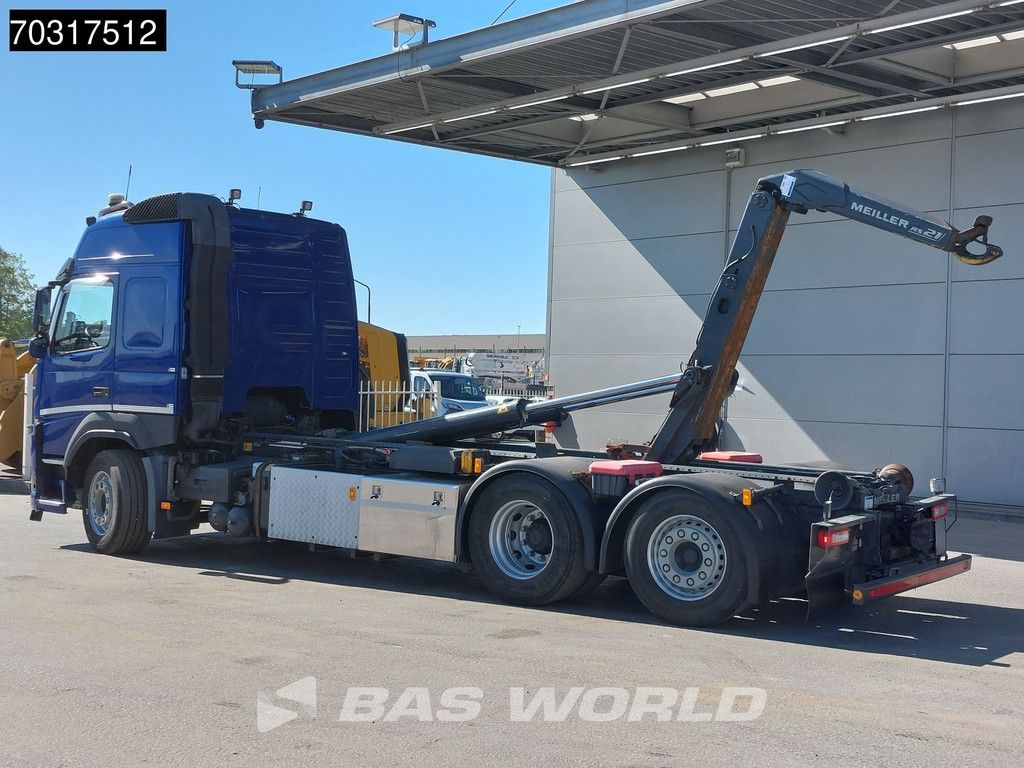 Volvo FM 6X2 Meiller RS 21 65 containersystem Lift+Steering axle Automatic VEB+ Euro 6