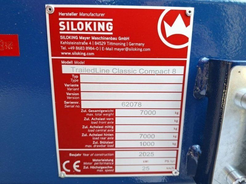 Siloking TrailedLine Classic Compact 8