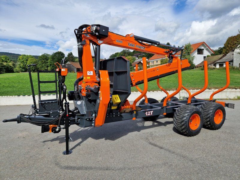 MTM 12T 9,80m Kran Hydr. Vorgesteuerte Steuerung Rückewagen