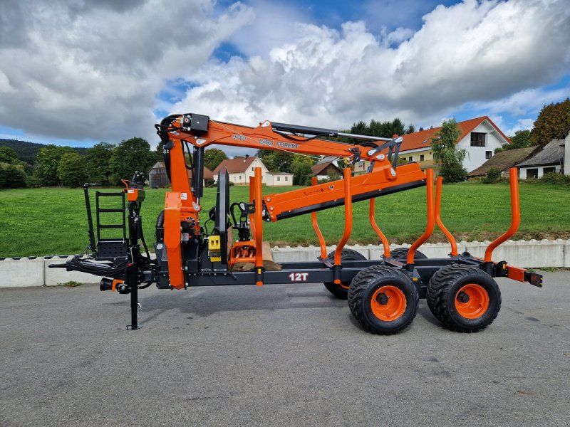 MTM 12T 9,80m Kran Hydr. Vorgesteuerte Steuerung Rückewagen