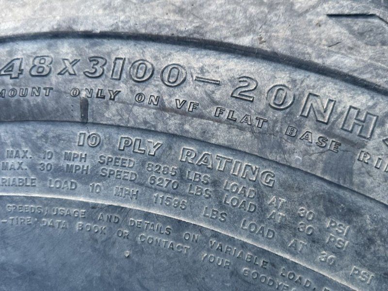 Goodyear 48x3100-20. Prisen er for 2 stk.