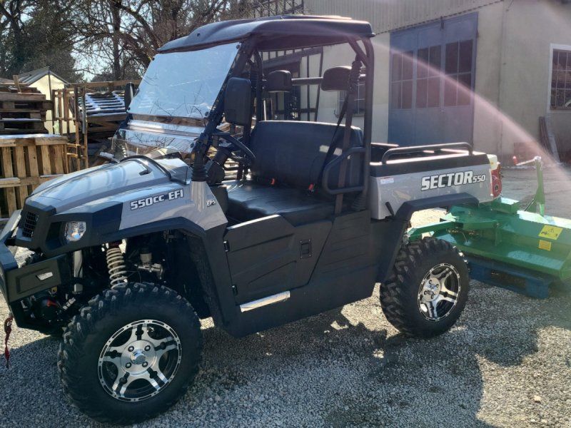 Hisun Sector 550 + Mulcher 120cm Mähwerk Paketpreis  STVZO UTV