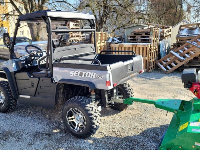 Hisun Sector 550 + Mulcher 120cm Mähwerk Paketpreis  STVZO UTV