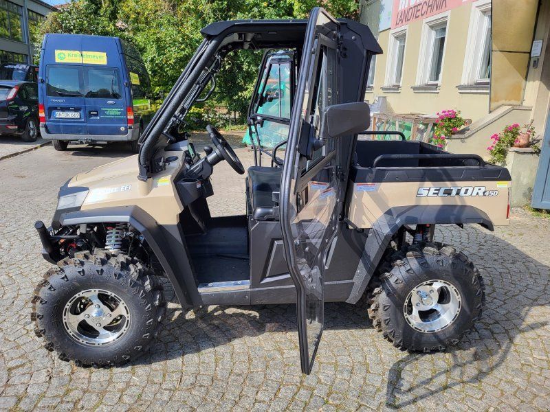 Hisun Sector 450 + Vollkabine Heizung & Lüftung + Straßenzulassung StV