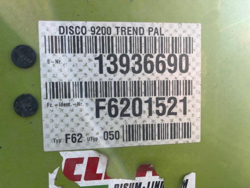 Claas DISCO 9200 TREND