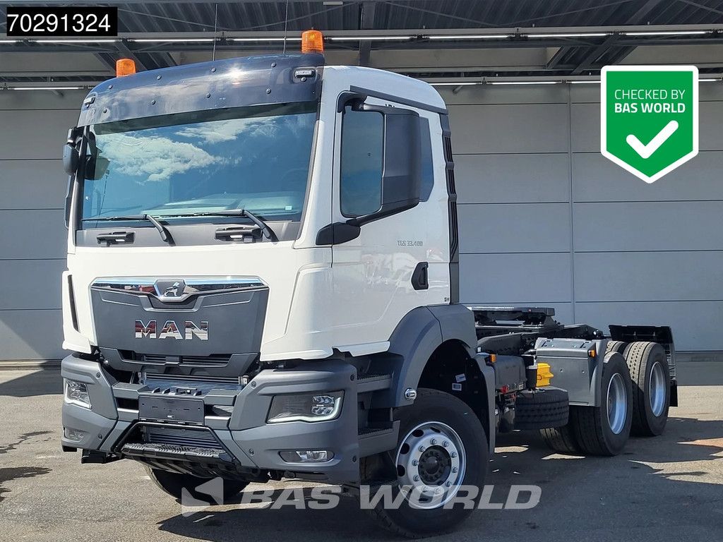 MAN TGS 33.400 6X4 NEW! Full-Steel Big-Axle Drumbrakes LED Euro 2