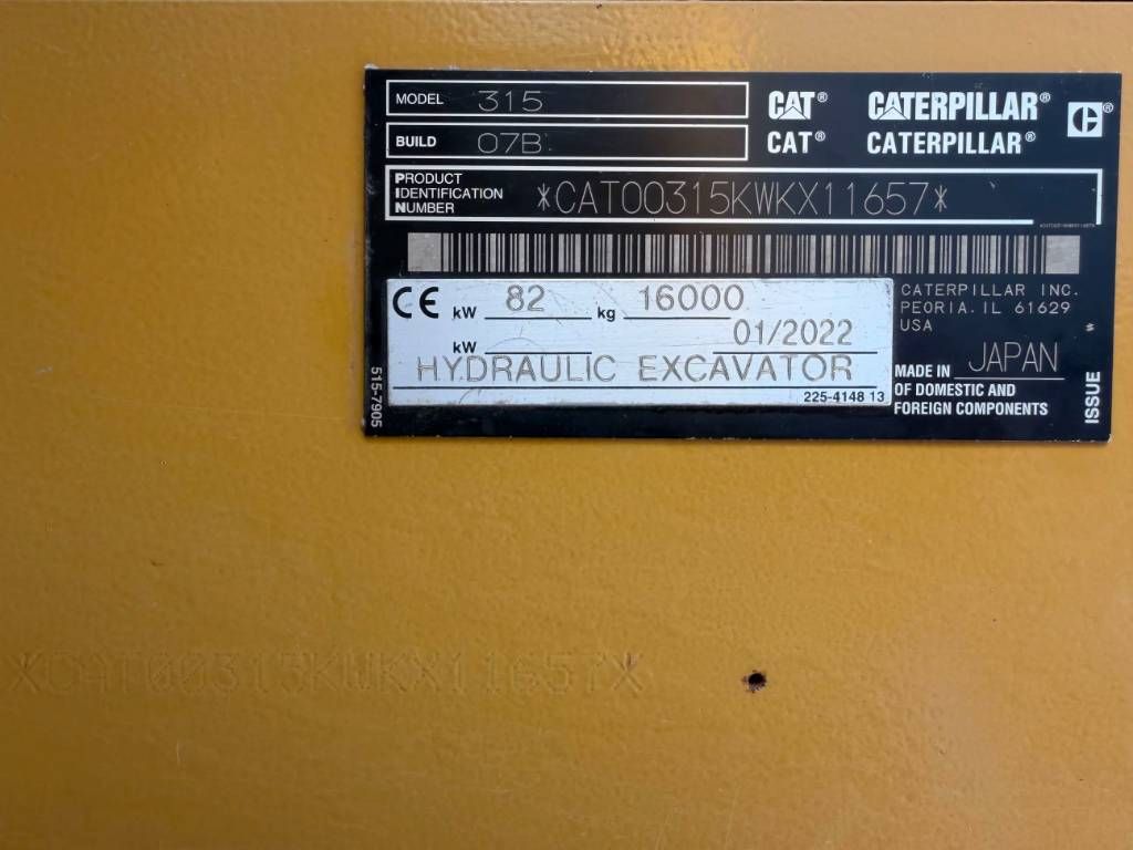 CAT 315 07B