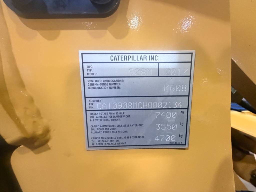 CAT 908M | NEW TYRES