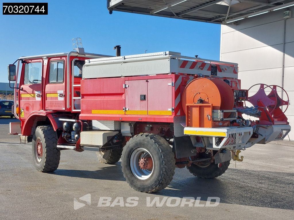Renault M 180 4X4 4x4 Fire Truck Camiva CCFM 180 Full Steel Manual Firetruck Brandweerwagen