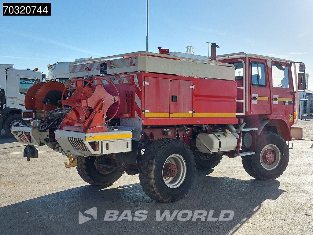 Renault M 180 4X4 4x4 Fire Truck Camiva CCFM 180 Full Steel Manual Firetruck Brandweerwagen