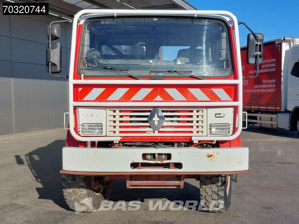 Renault M 180 4X4 4x4 Fire Truck Camiva CCFM 180 Full Steel Manual Firetruck Brandweerwagen