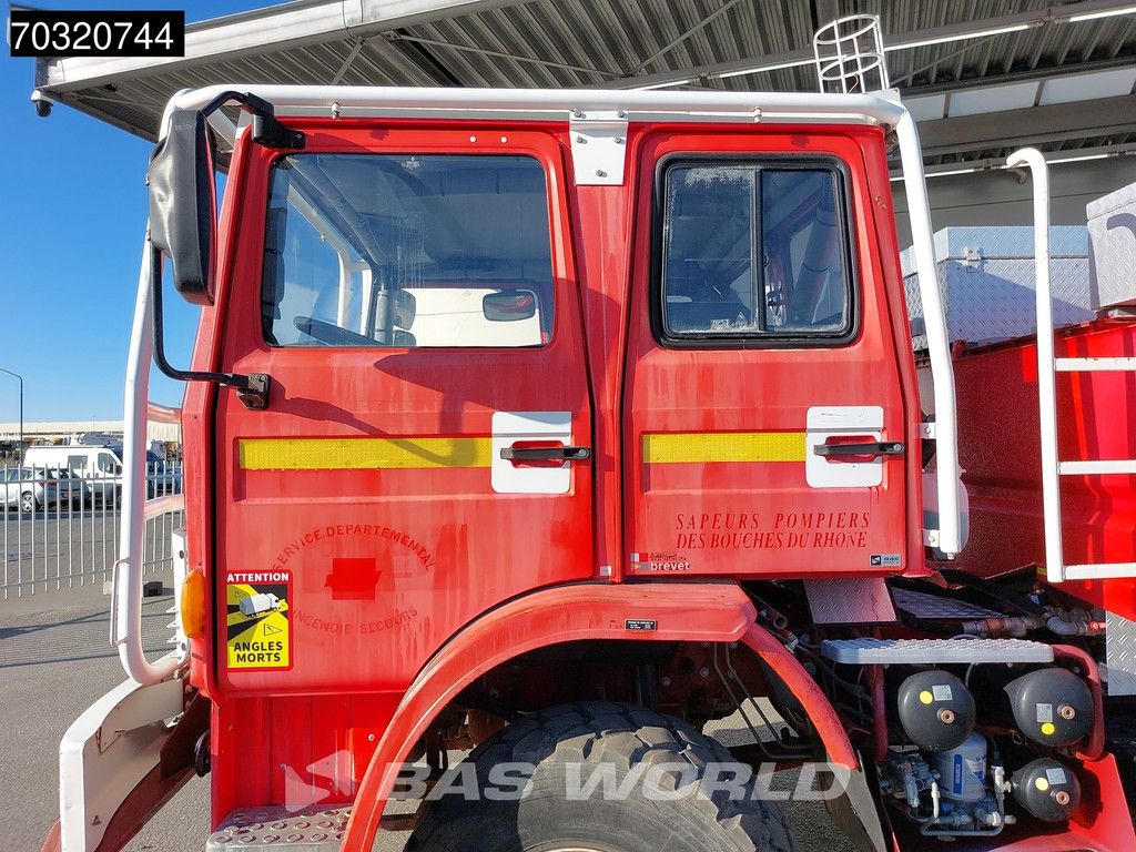 Renault M 180 4X4 4x4 Fire Truck Camiva CCFM 180 Full Steel Manual Firetruck Brandweerwagen