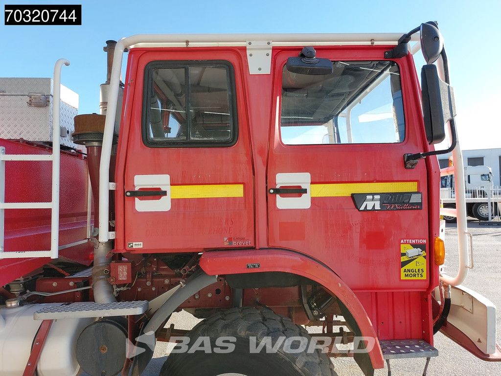 Renault M 180 4X4 4x4 Fire Truck Camiva CCFM 180 Full Steel Manual Firetruck Brandweerwagen